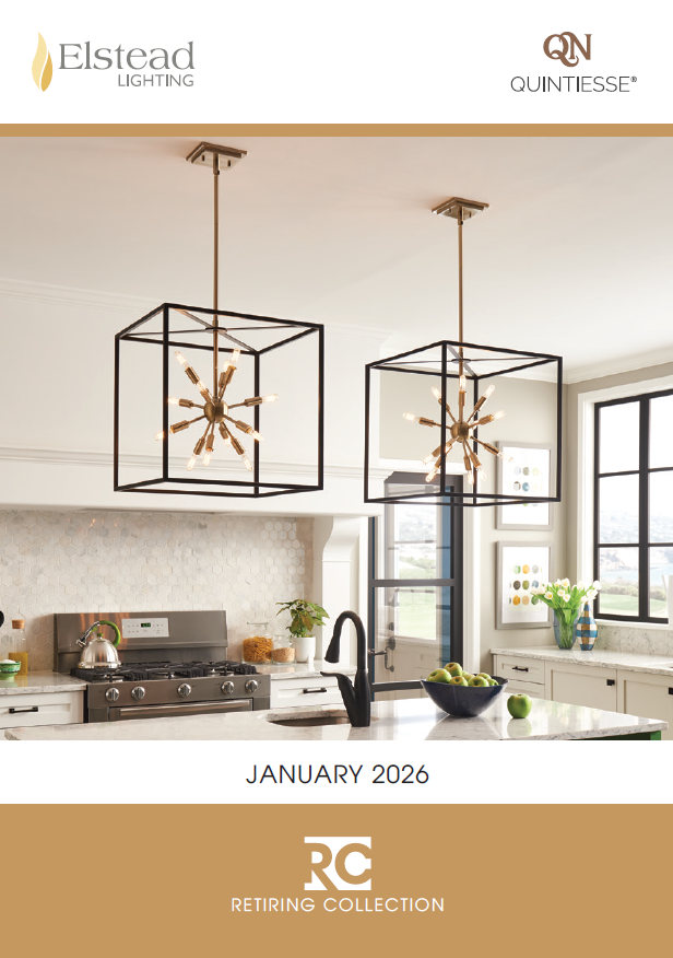 Elstead Lighting – The Retiring Collections January 2026
