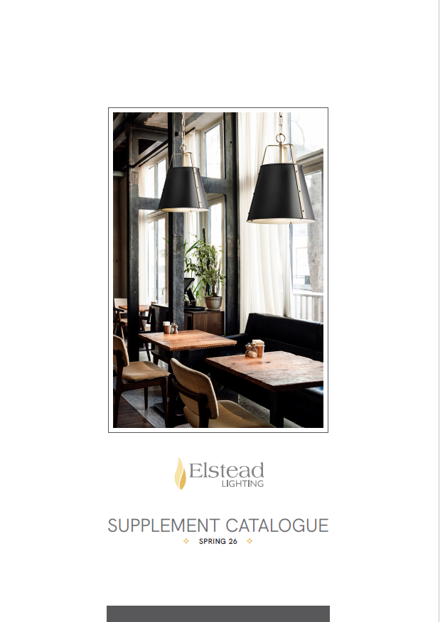 Elstead Lighting – Supplement Catalogue Spring 2026