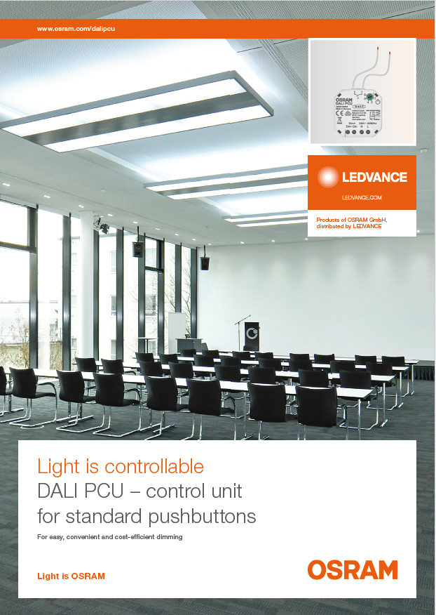 Ledvance – Φυλλάδιο DALI PCU